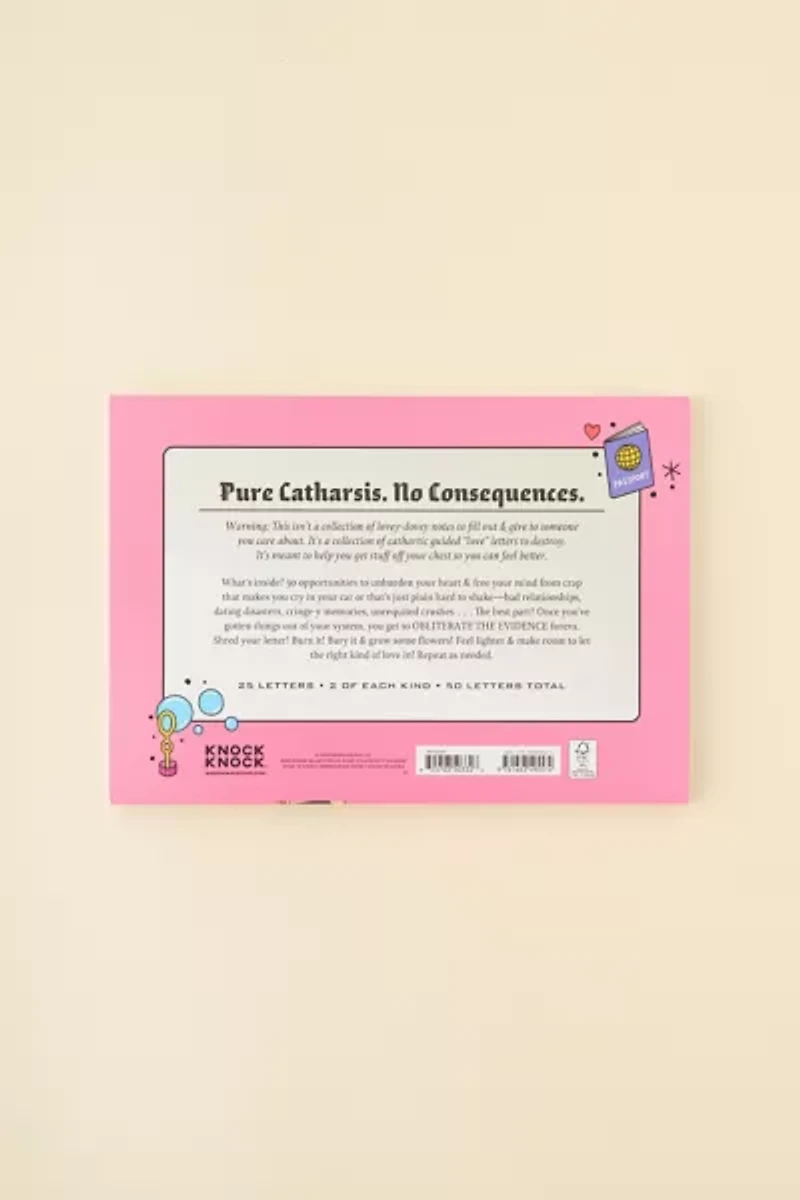 Love Letters To Destroy Fill-In Letter Journal