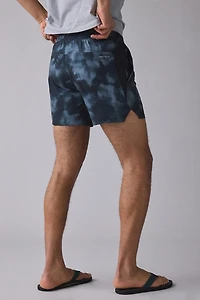Nike Contend Allover Print 5” Swim Trunks