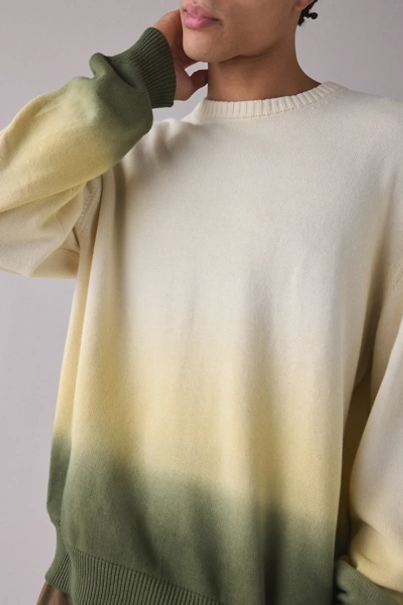 Gramicci Sunfade Dip-Dyed Crew Neck Sweater