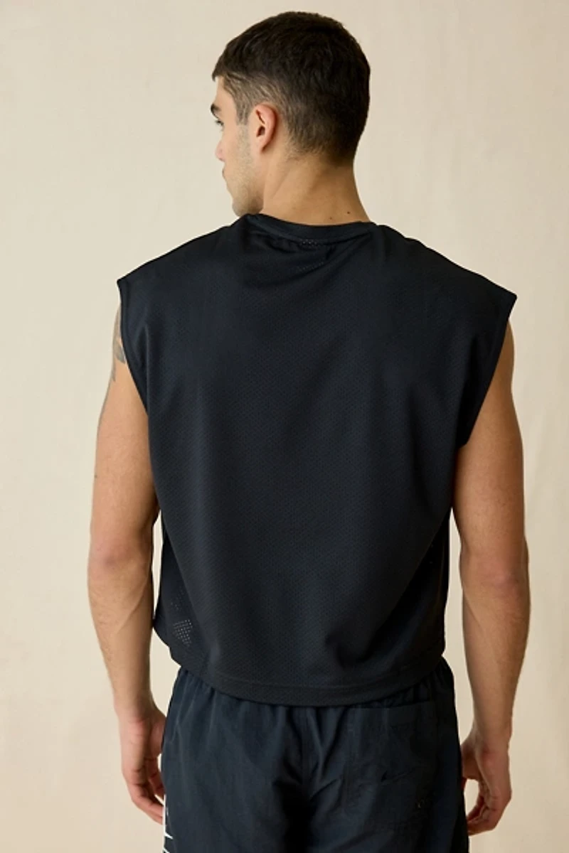 Nike Cropped Mesh Tank Top