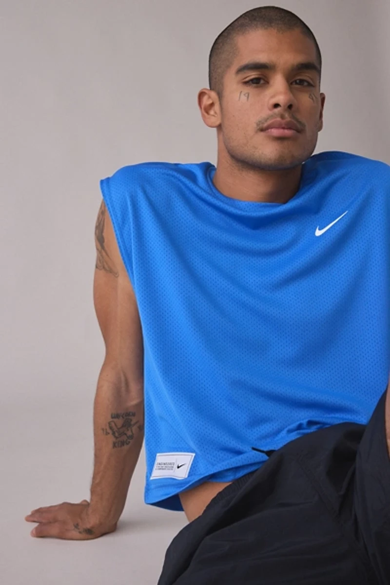 Nike Cropped Mesh Tank Top
