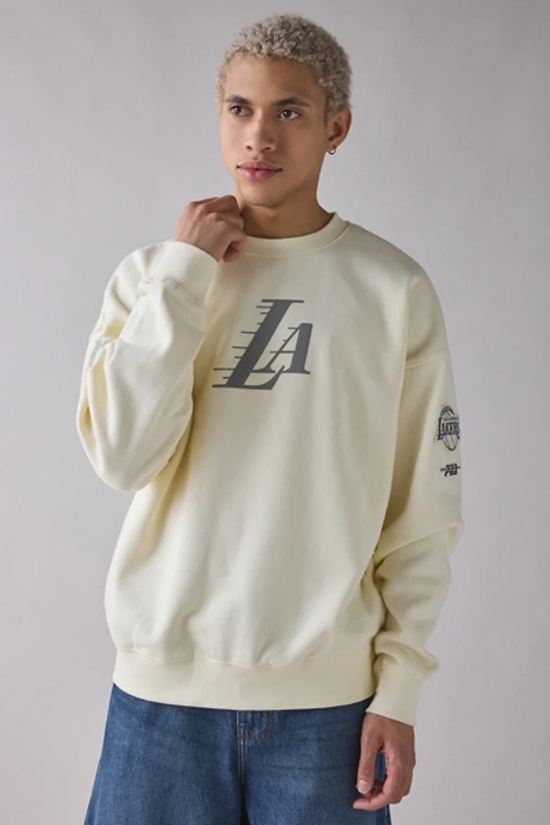 Pro Standard NBA Los Angeles Lakers Graphic Oversized Crew Neck Sweatshirt