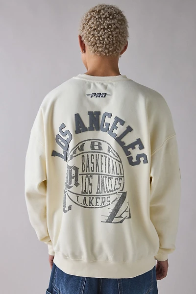 Pro Standard NBA Los Angeles Lakers Graphic Oversized Crew Neck Sweatshirt