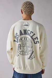Pro Standard NBA Los Angeles Lakers Graphic Oversized Crew Neck Sweatshirt