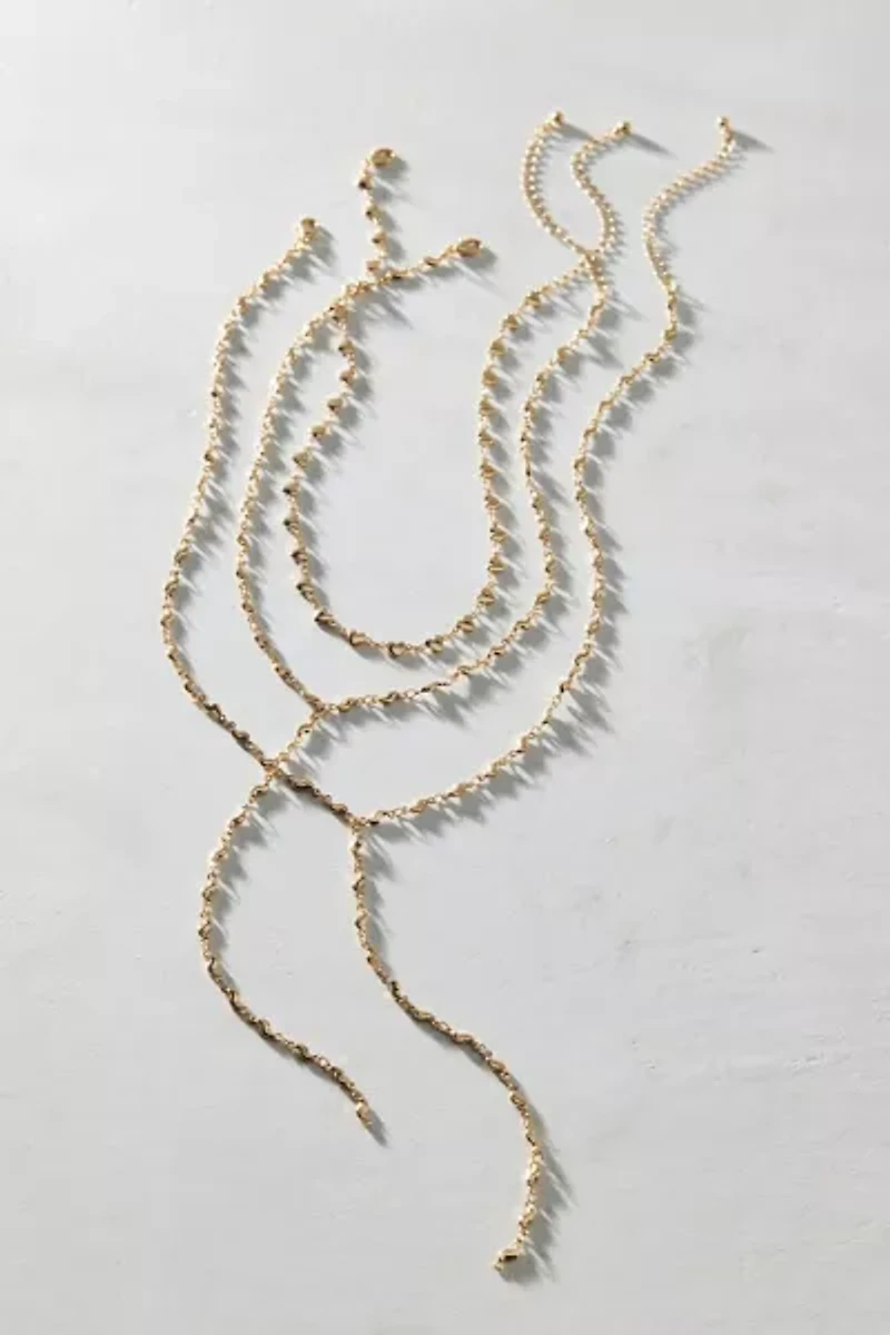Lariat Layering Necklace Set