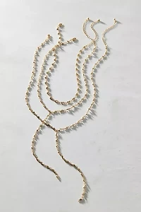 Lariat Layering Necklace Set