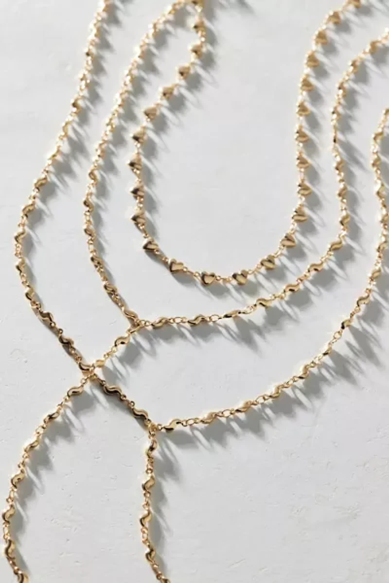 Lariat Layering Necklace Set