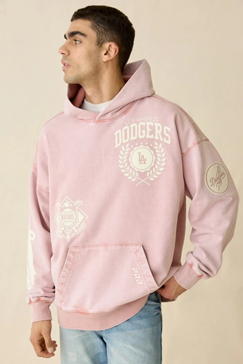 Pro Standard MLB Los Angeles Dodgers Street Team Graphic Washed Hoodie Sweatshirt