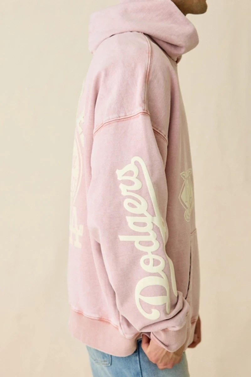 Pro Standard MLB Los Angeles Dodgers Street Team Graphic Washed Hoodie Sweatshirt