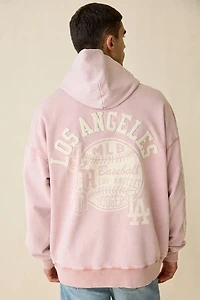 Pro Standard MLB Los Angeles Dodgers Street Team Graphic Washed Hoodie Sweatshirt