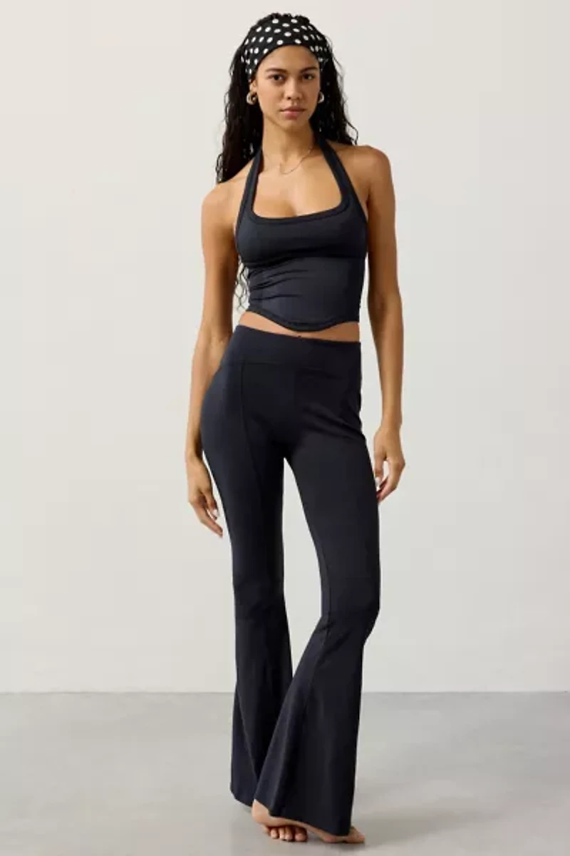 Out From Under Jade Stitch Seamless Knit Halter Top