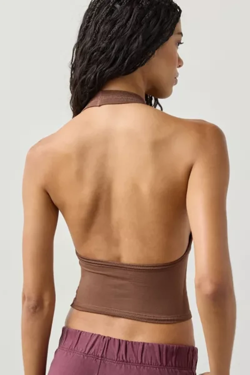Out From Under Jade Stitch Halter Top