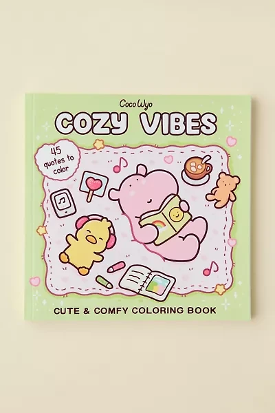 Cute & Comfy Coloring Book For Adults And Kids By Coco Wyo