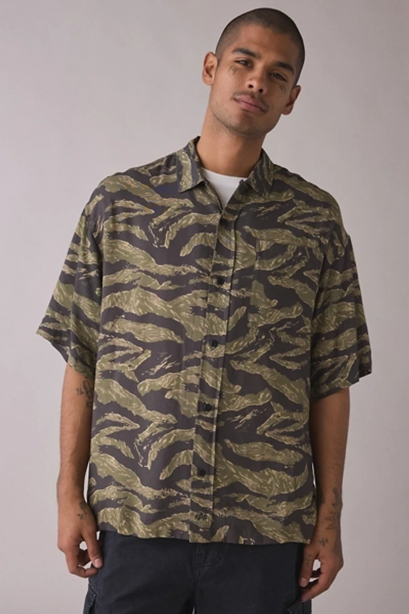 Alpha Industries Camo Short Sleeve Shirt