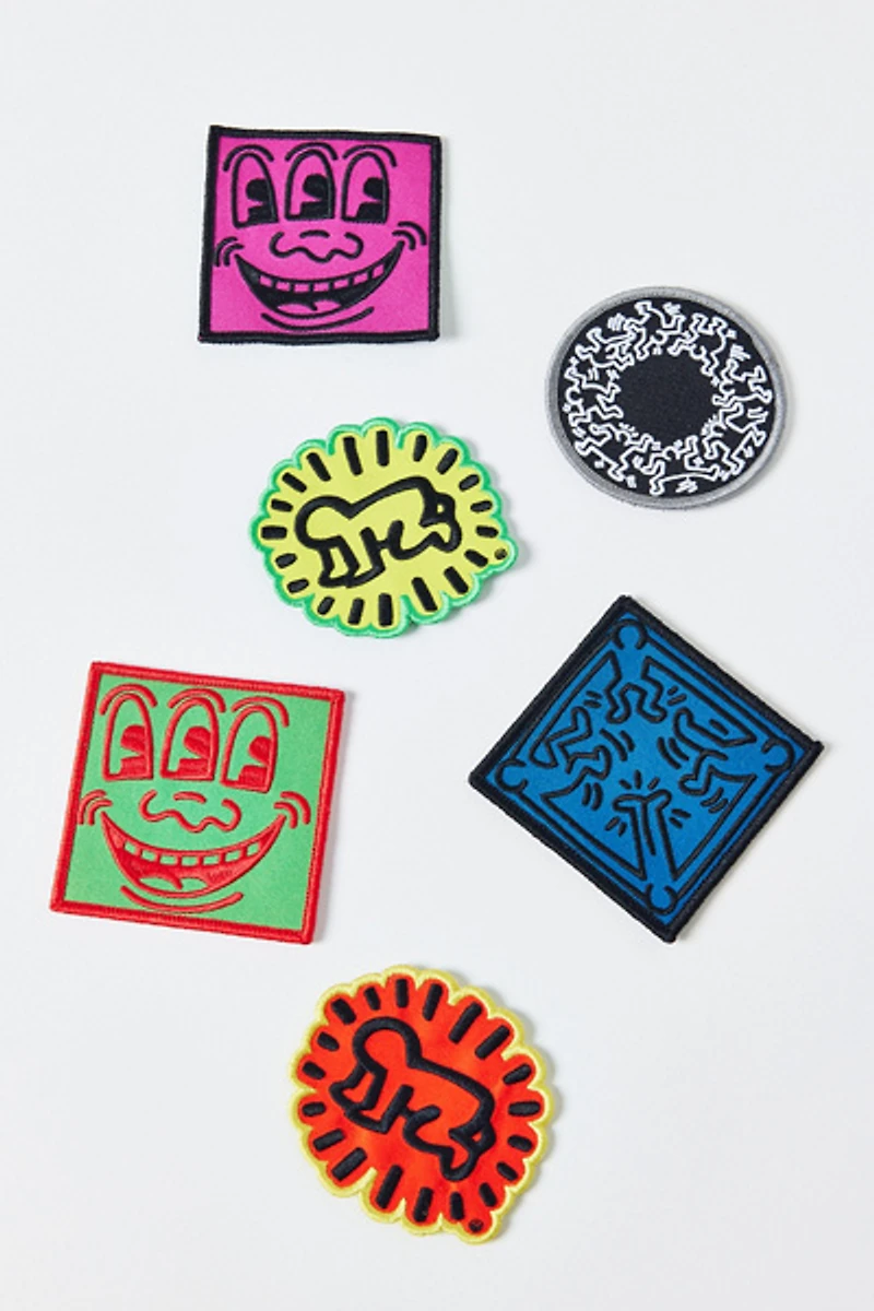 Alpha Industries X Keith Haring MA-1 Allover Patch Flight Jacket