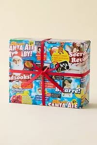 Holiday Tabloid Magazine Wrapping Paper
