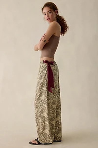 Out From Under Eat Your Heart Side-Tie Bow PJ Pants
