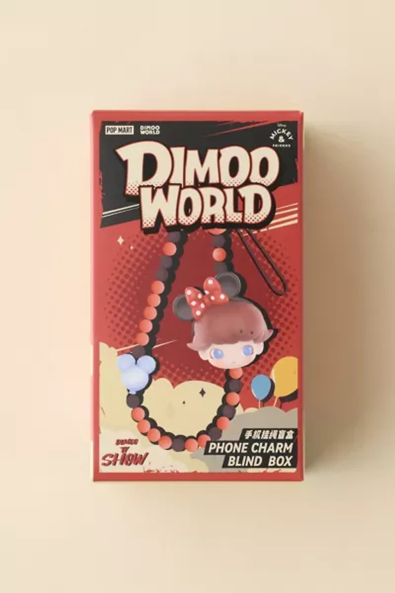 POP MART DIMOO WORLD X Disney Series Blind Box Phone Charm