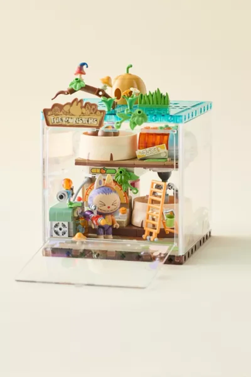 POP MART The Monsters Forest Secret Base Series Jam Graffiti Labubu Figure Block Set
