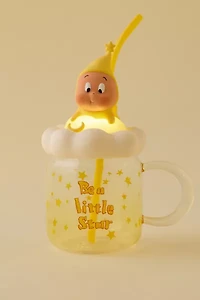 POP MART We Are Twinkle Twinkle Series Straw Glass Cup