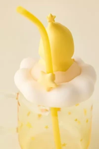 POP MART We Are Twinkle Twinkle Series Straw Glass Cup
