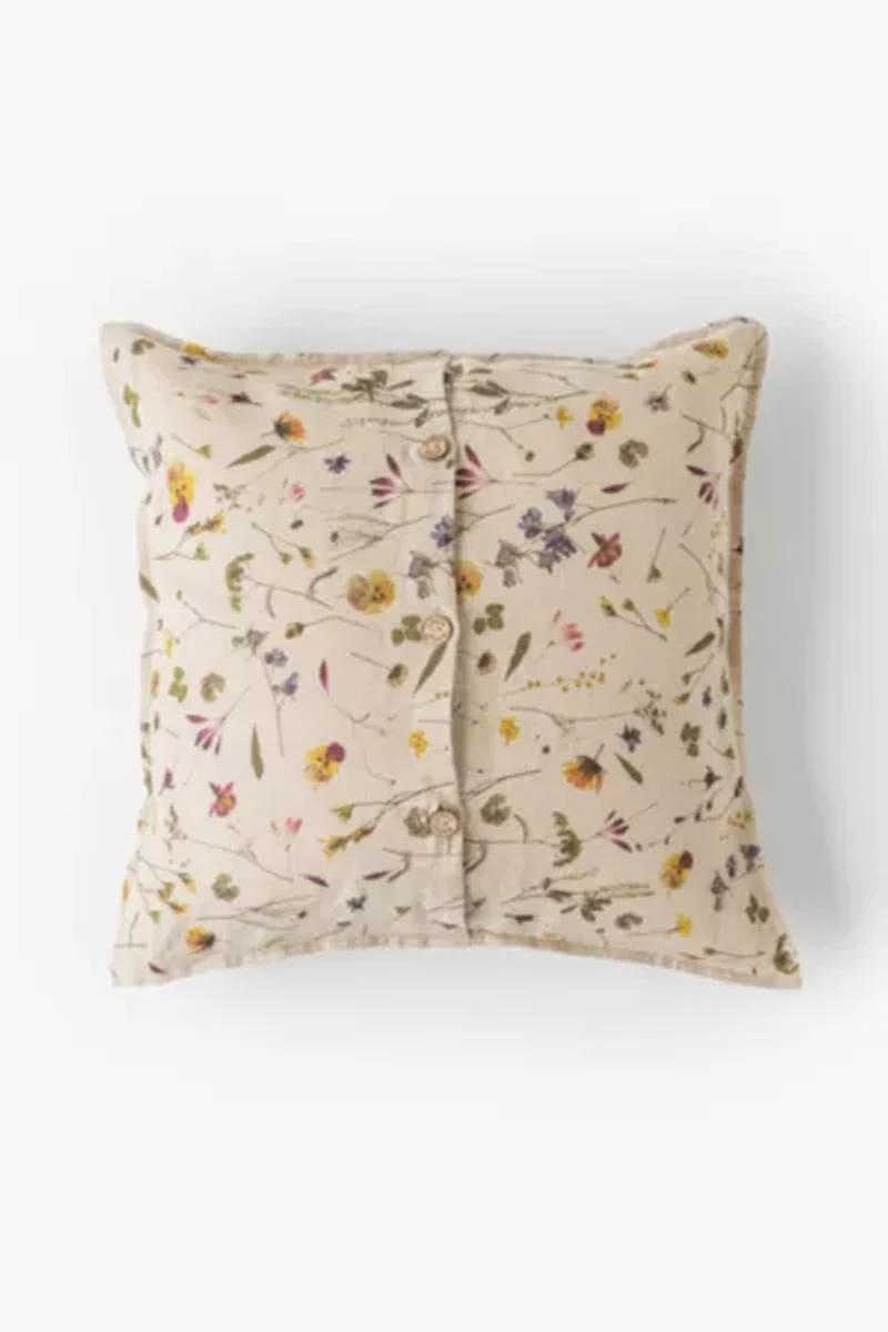 MagicLinen Decorative Buttoned Pillowcase