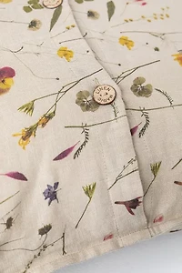 MagicLinen Decorative Buttoned Pillowcase