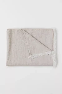 MagicLinen Heavyweight Linen Throw Blanket