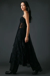 Kimchi Blue One Way & Another Sheer Lace Layering Maxi Dress