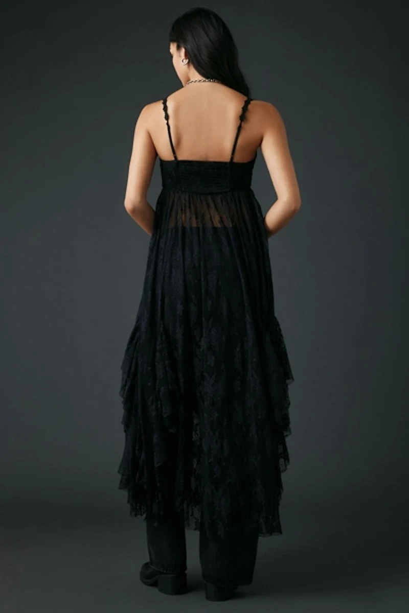 Kimchi Blue One Way & Another Sheer Lace Layering Maxi Dress