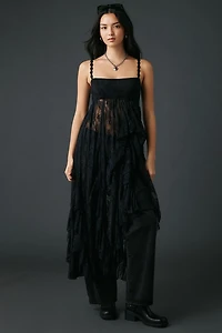 Kimchi Blue One Way & Another Sheer Lace Layering Maxi Dress