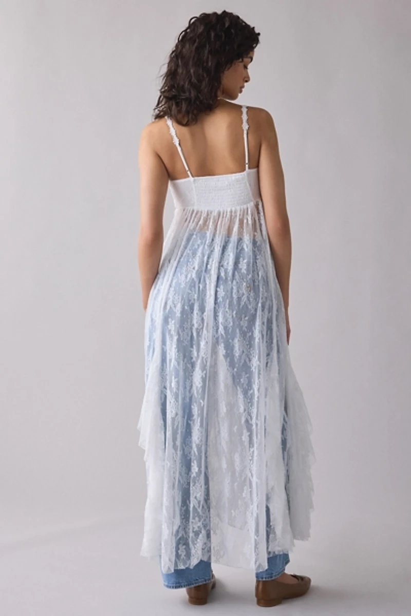Kimchi Blue One Way & Another Sheer Lace Layering Maxi Dress