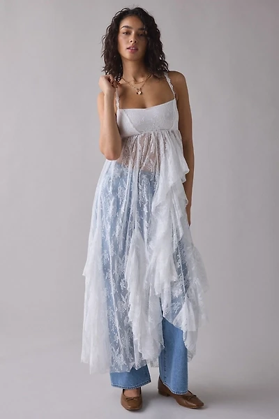 Kimchi Blue One Way & Another Sheer Lace Layering Maxi Dress