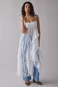 Kimchi Blue One Way & Another Sheer Lace Layering Maxi Dress