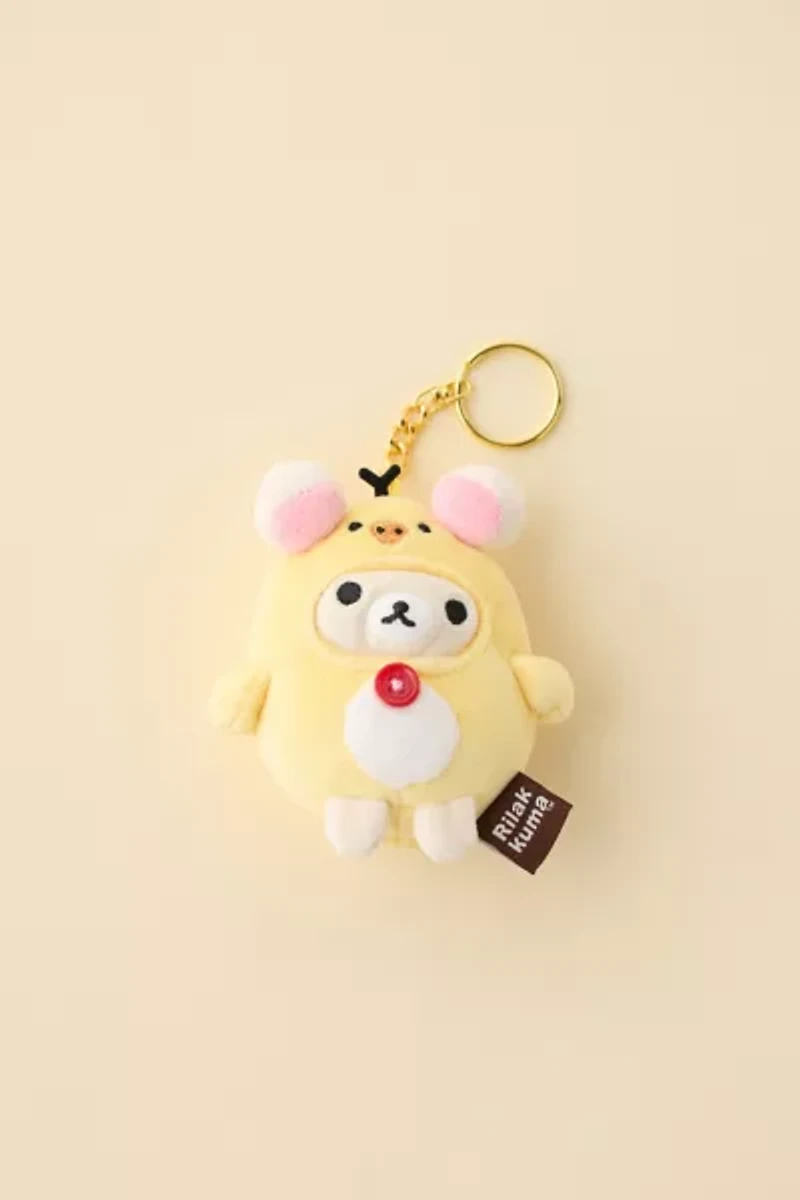 Korilakkuma San-X Original Kiiroitori Kigurumi Series Mochi Plushie Keychain