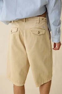 GUESS JEANS Baggy Pleated Shorts