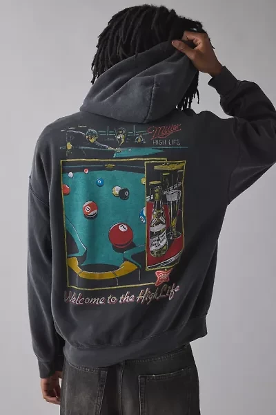 Miller High Life Billiards Graphic Hoodie Sweatshirt