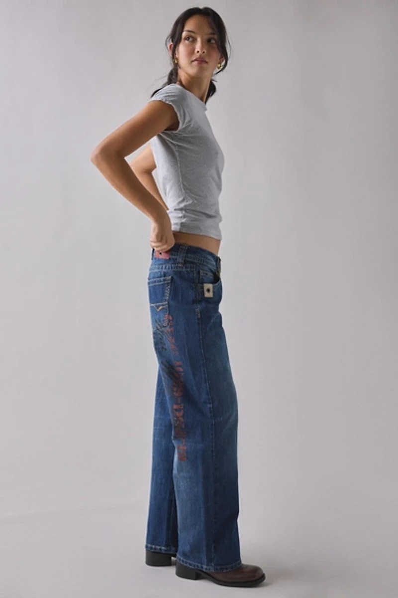 BDG Kayla Utility Stamped Low-Rise Jean