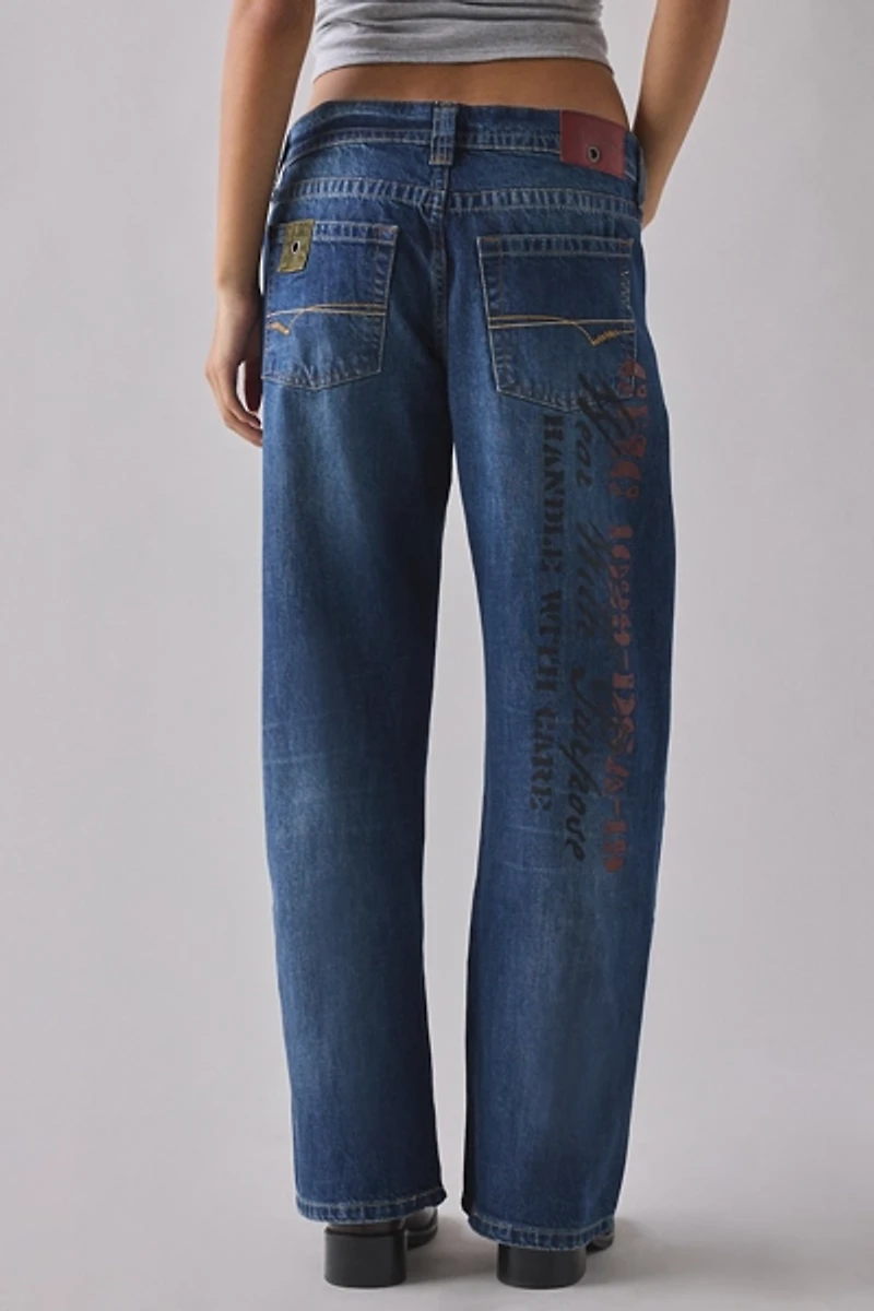 BDG Kayla Utility Stamped Low-Rise Jean