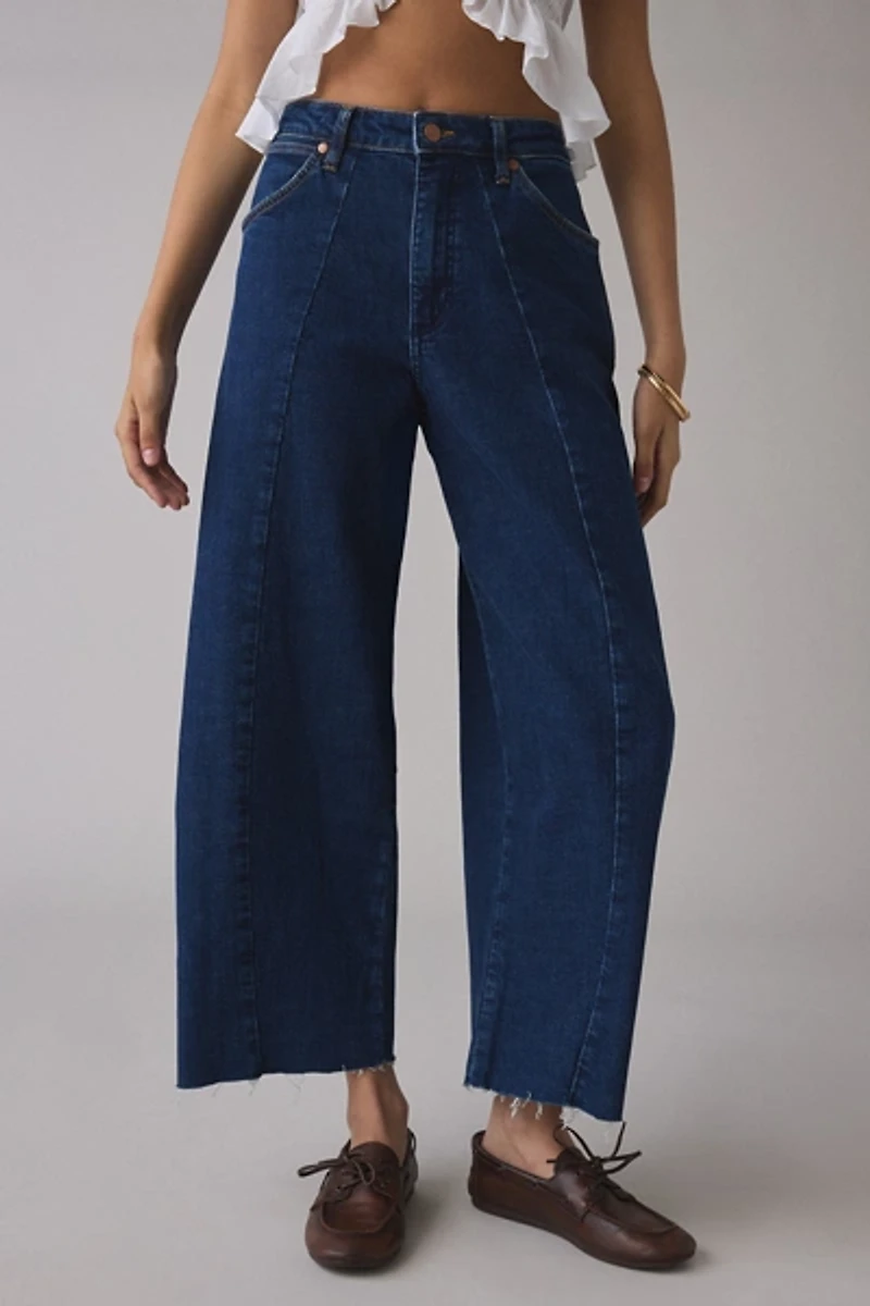 Wrangler Cowboy Denim Delight Mid-Rise Barrel Jean