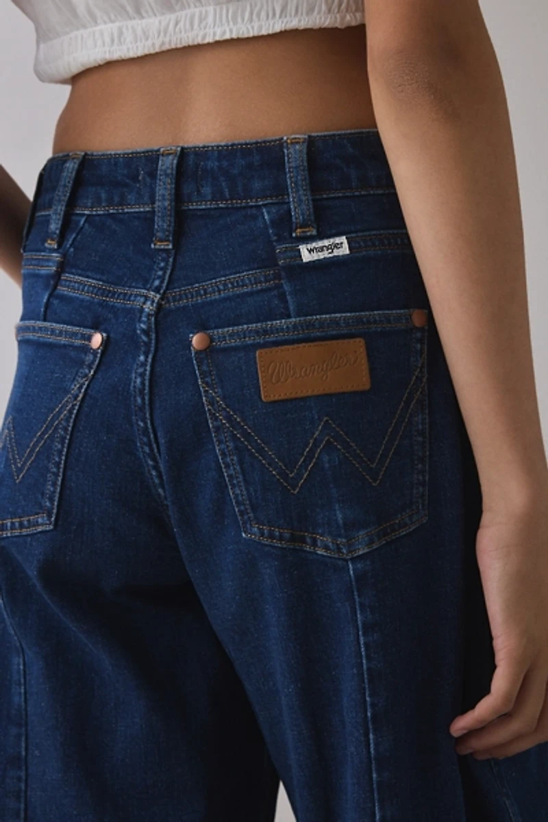 Wrangler Cowboy Denim Delight Mid-Rise Barrel Jean