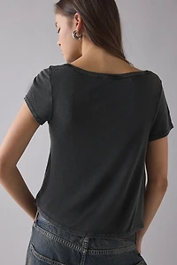 BDG Bowery Marlow Jersey Knit Short Sleeve Baby Tee