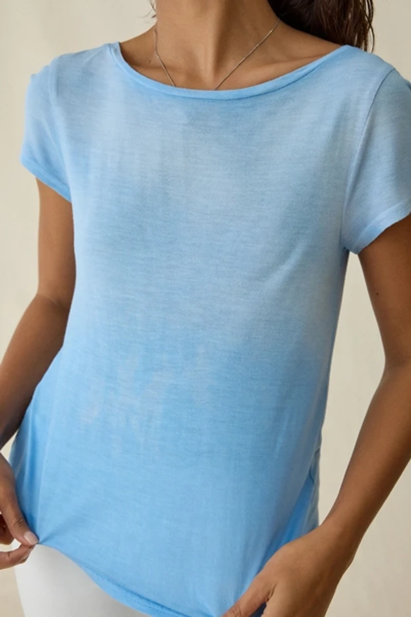 BDG Bowery Marlow Jersey Knit Short Sleeve Baby Tee