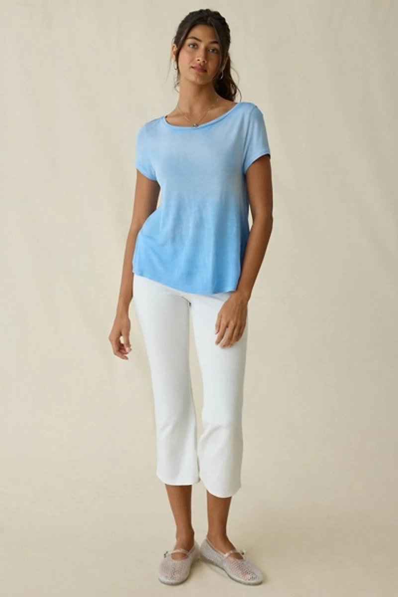 BDG Bowery Marlow Jersey Knit Short Sleeve Baby Tee
