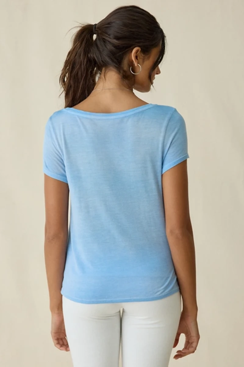 BDG Bowery Marlow Jersey Knit Short Sleeve Baby Tee