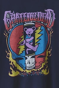 Grateful Dead Dancing Bear & Skull Graphic Tee