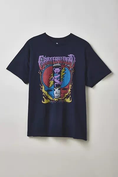 Grateful Dead Dancing Bear & Skull Graphic Tee