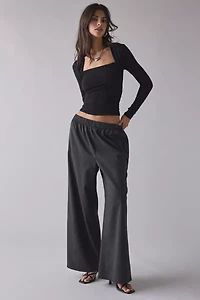 UO Claire Cropped Long Sleeve Shrug Top