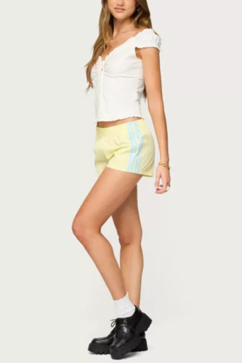 Edikted Arlow Ruffle Button Up Top