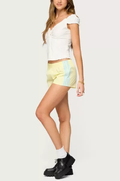 Edikted Arlow Ruffle Button Up Top
